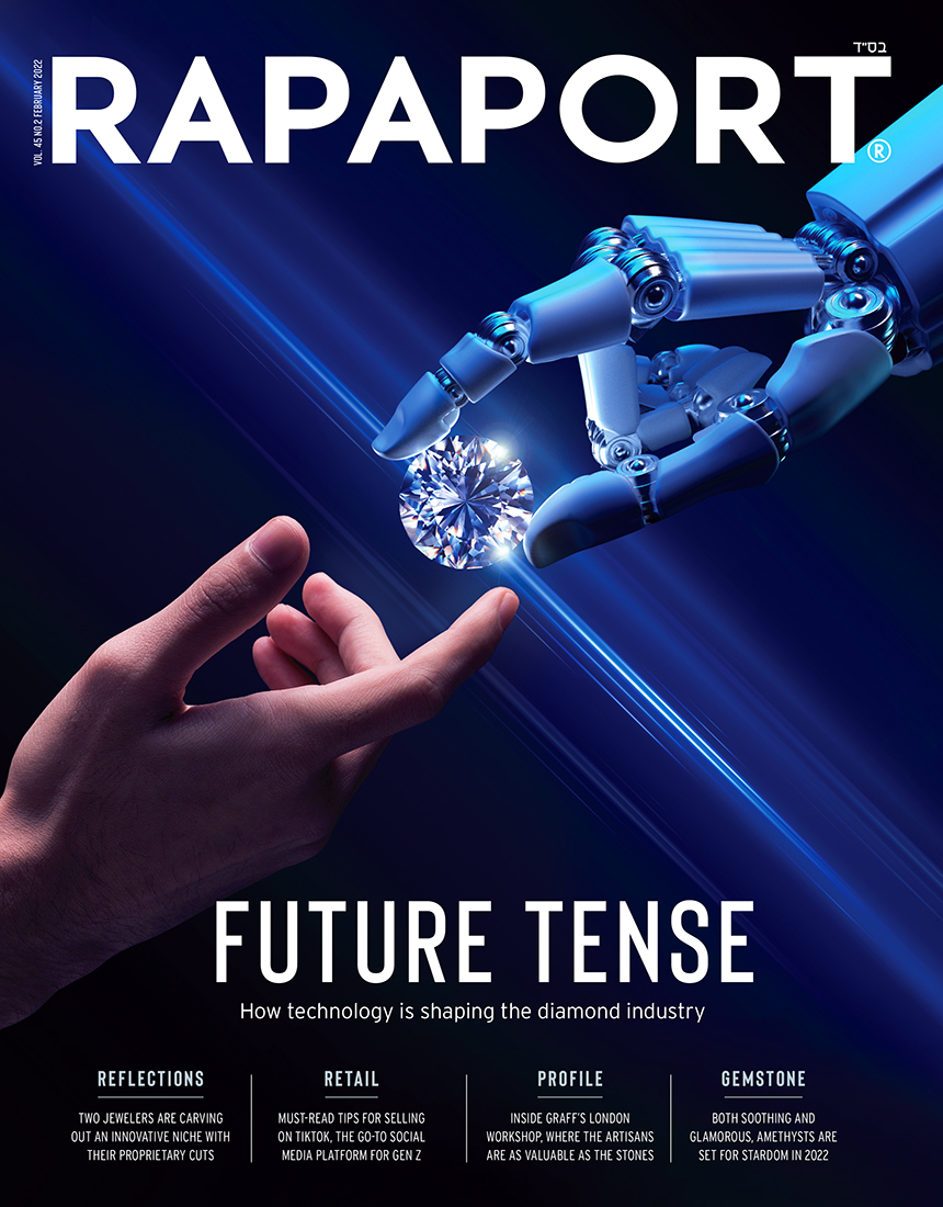 Rapaport magazine Cover - AI